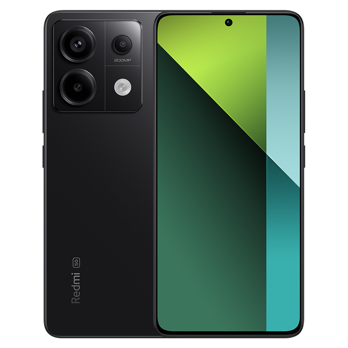 글로벌 버전 Xiaomi Redmi Note 13 Pro 5G 샤오미 레드미 노트13 프로 Snapdragon 7s Gen 2 200MP OIS 카메라 67W 터보 충전 NFC, 블랙, 512GB