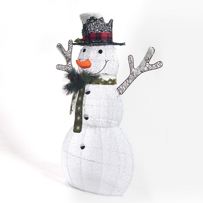 화이트 레이스 대형 눈사람(150cm) 크리스마스장식 크리스마스외부장식