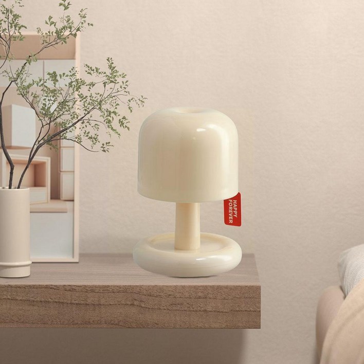 이탈리아 디자이너 LED 버섯 테이블 램프 호텔 침실 침대 옆 조명 책상 방 미니멀리스트 거실 모던 L V4Z4