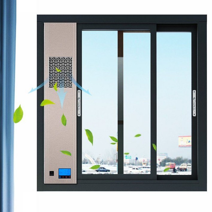 환기청정기 창문형 공기청정기 미세먼지 가정용 상시 강제환기 외부공기 유입 창문틈설치