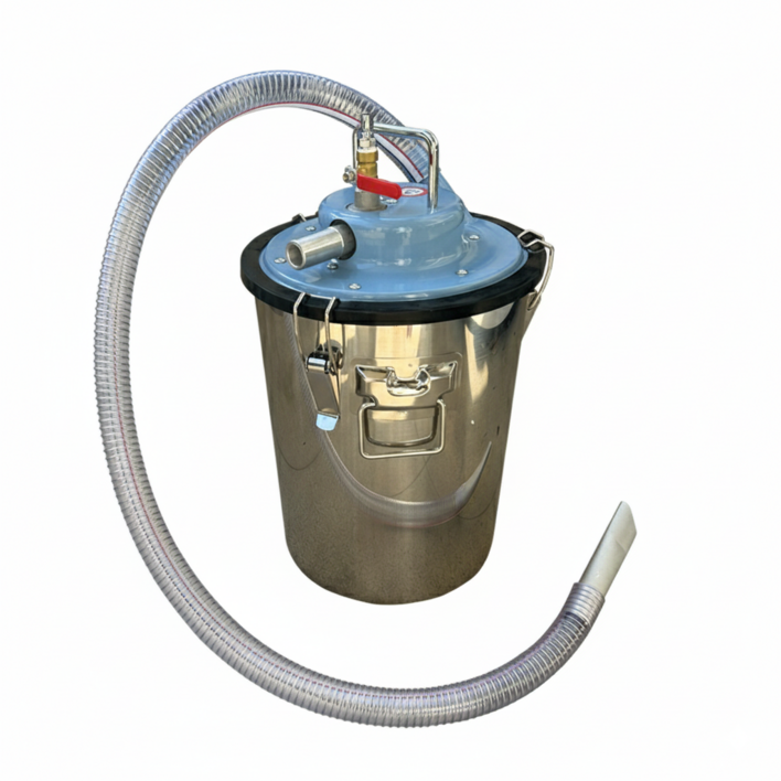 스틸석션 공압 스테인레스 절삭유 청소기 물 오일 흡입기 폐유 액체 습식 건식