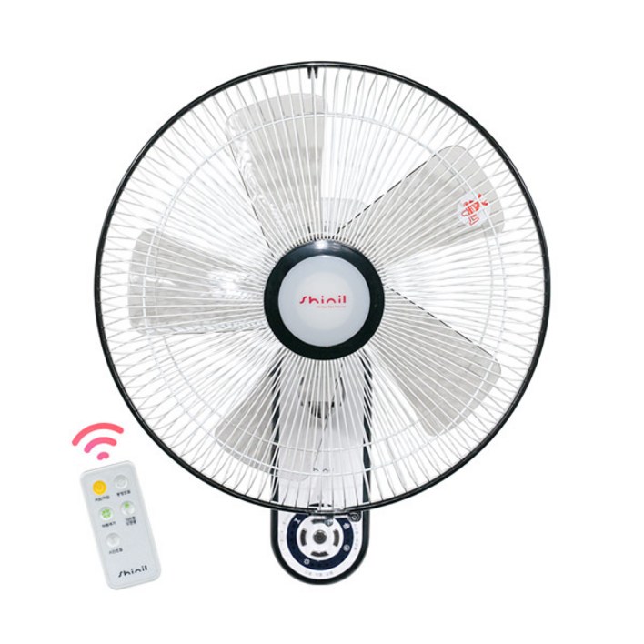신일 벽걸이 리모컨 선풍기 5엽 업소용 가정 사무실 SIF-14WRKH
