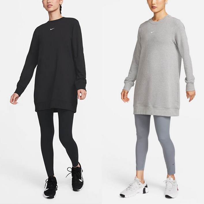 나이키 여성 드라이 핏 롱티셔츠 원피스