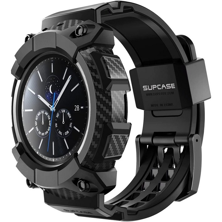 SUPCASE 갤럭시 워치3 클래식 45mm 러기드 스타일 밴드, 1개