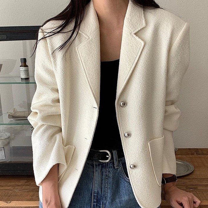 코코초이 가을신상품 벨라 카라 스텐다드 트위드자켓2COLOR 코코초이 가을신상품 벨라 카라 스텐다드 트위드자켓2COLOR