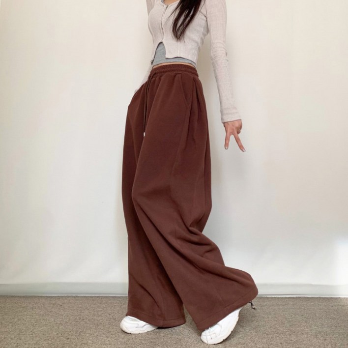 나타났다 여름 신상 출시 핀턱 와이드 트레이닝바지 사이드 핀턱 오버핏