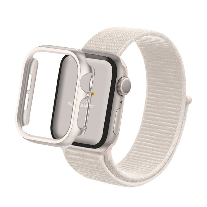 아이메이드잇 애플워치 호환 나일론 스포츠 스트랩 밴드, 스타라이트, 1개