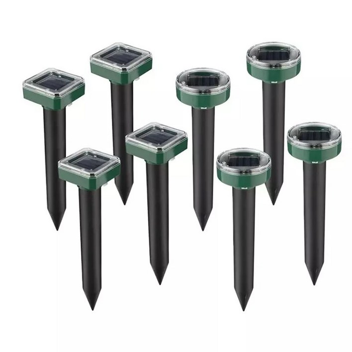 새늘찬 태양광 초음파 진동 야생동물 퇴치기 4pcs 두더지 뱀 쥐