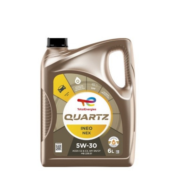 토탈쿼츠 이네오넥스 5W30 6L 겸용 엔진오일 토탈쿼츠 이네오넥스 5W30 6L 겸용 엔진오일