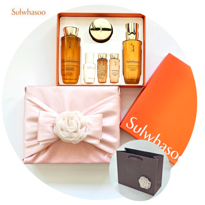 설화수 자음생 2종 기획세트 백화점 보자기 쇼핑백 선물세트