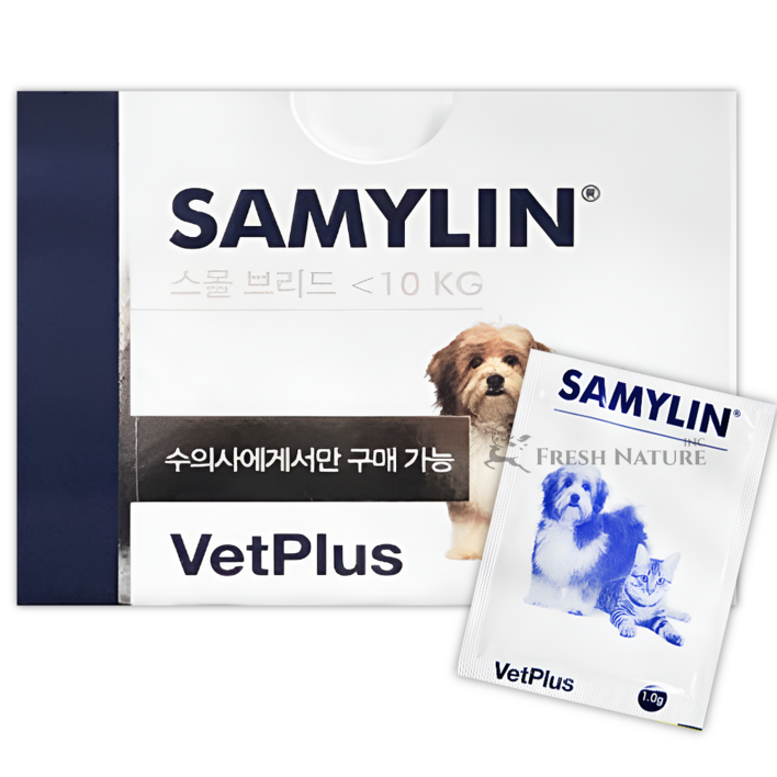 벳플러스 새밀린 스몰 브리드 10kg 미만 강아지 고양이 간 영양제
