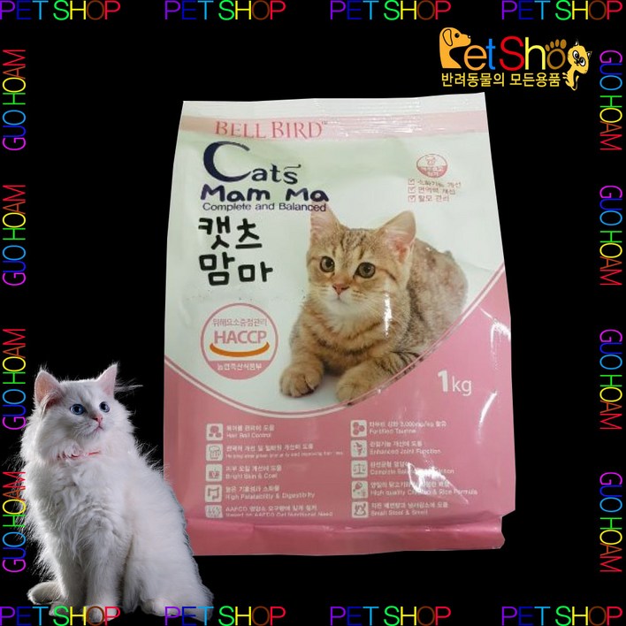 벨버드 캣츠맘마 인도어 전연령 고양이사료, 1kg, 4개 벨버드 캣츠맘마 인도어 전연령 고양이사료, 1kg, 4개