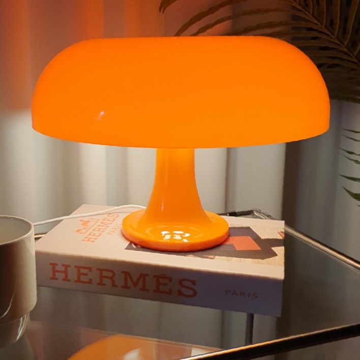 레나에너 지미드센추리 모던 머쉬룸 무드등, 오렌지