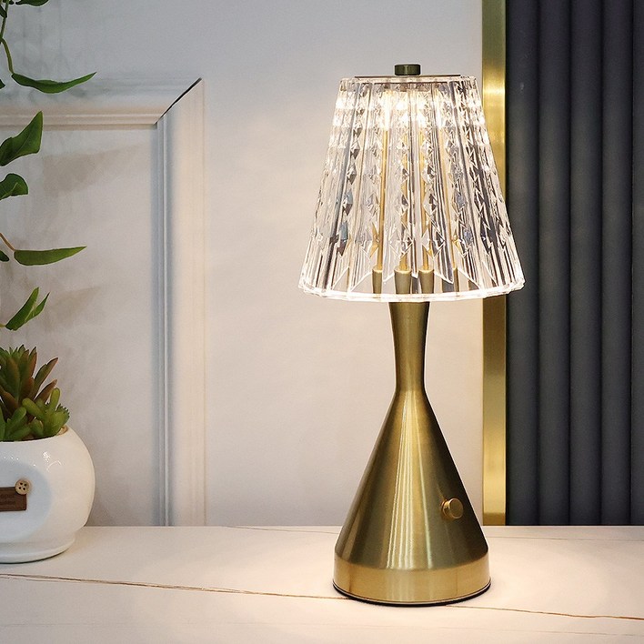 HK.SELL 충전식 무선 엔틱 탁상 무드등, 3컬러