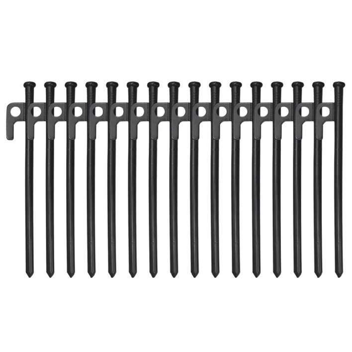 MOON LENCE 고강도 캠핑 단조팩 텐트팩 텐트, 16개