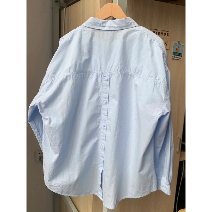 제이엠지아 NEW 여성 카라넥 베이직 남방 루즈핏 무지 셔츠