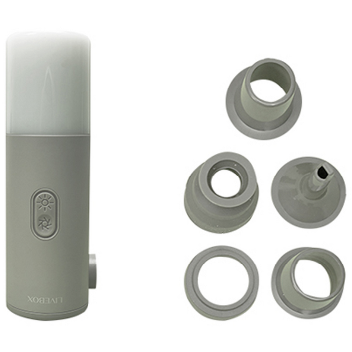 슈퍼 스마트 멀티 에어펌프 캠핑 LED랜턴기능 탑재 초강력 바람 PC청소 튜브 바람