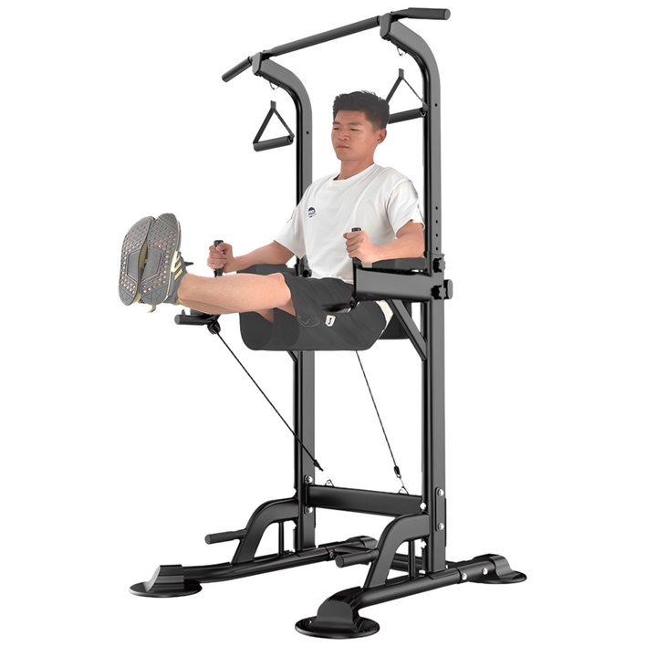 국내당일배송 철봉 턱걸이 가정용 헬스 운동기구 치닝디핑 철봉, 블랙