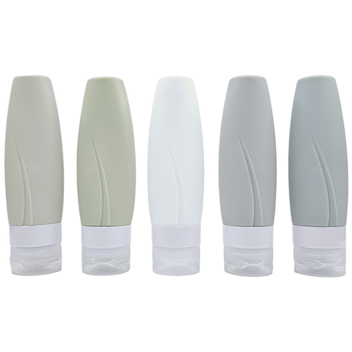 키젤 새지않는 실리콘 다목적 여행용 공병 90ml  5종, 1개, 혼합색상