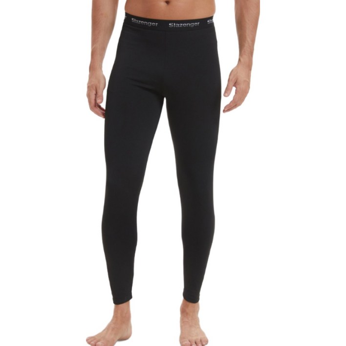 (1+1) 슬레진저 남성 기모 내복 바지 초극세사 기모 발열 타이즈 초경량 빅사이즈 2매입