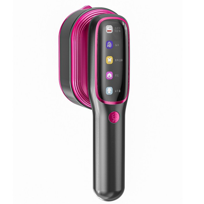 Richmagic 핸디형 다용도 다리미 디지털 LED 5가지 모델 드라이겸 스팀식 다리미, 로즈레드