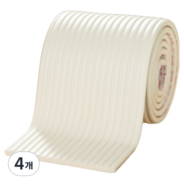 소음 방지 바닥 계단 매트 미끄럼방지 책상 벽 기둥 코너 모서리 보호대 부딛힘방지, 4개