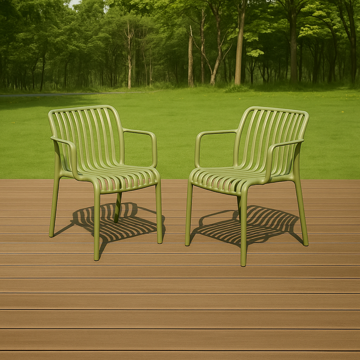 하비티 아웃도어 카페 테라스 야외 의자 2P