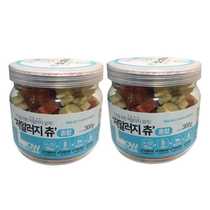 우리주 저알러지 츄 강아지 간식 300g