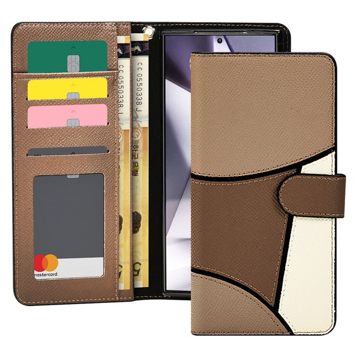 아이엔픽 루엘린 소가죽 다이어리 지갑형 휴대폰 케이스