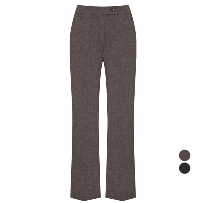 케네스레이디 여성용 멜로체닛 원버튼 부츠컷 슬랙스