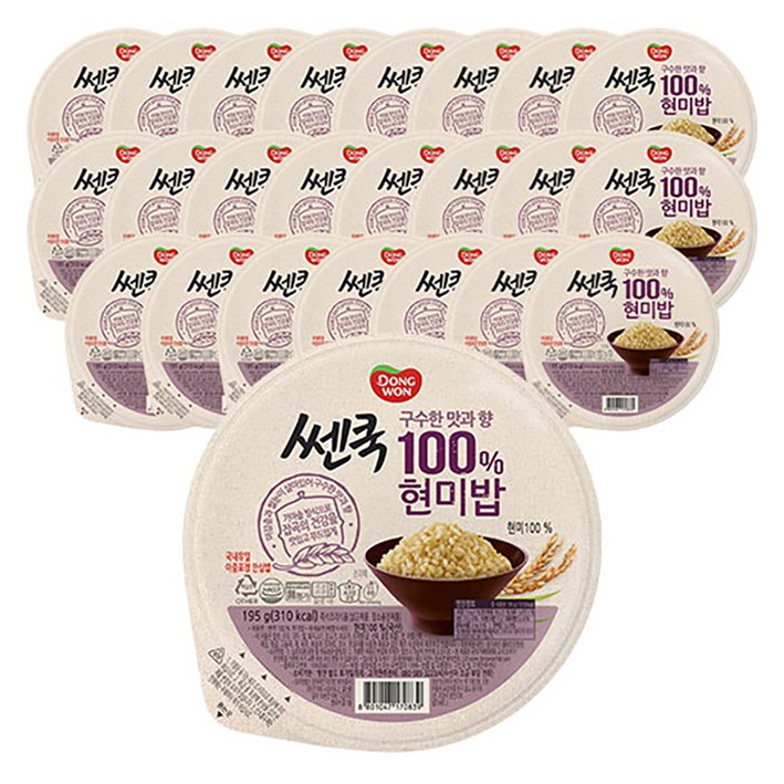 쎈쿡 현미밥, 195g, 24개 쎈쿡 현미밥, 195g, 24개