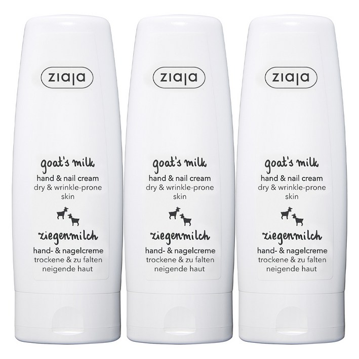 지아자 고드밀크 핸드 앤 네일크림, 80ml, 3개