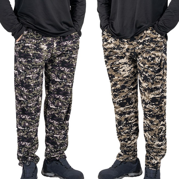 럭키베어 남성용 봄 가을 작업 몸빼바지 2종 세트