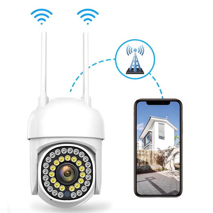ELSECHO 360도 무선 보안 WiFi 카메라 CCTV 고화질 카메라 실내외겸용 ELSECHO 360도 무선 보안 WiFi 카메라 CCTV 고화질 카메라 실내외겸용