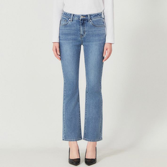 게스 부츠컷 청바지 여성 붓컷 미디엄블루 [백화점]