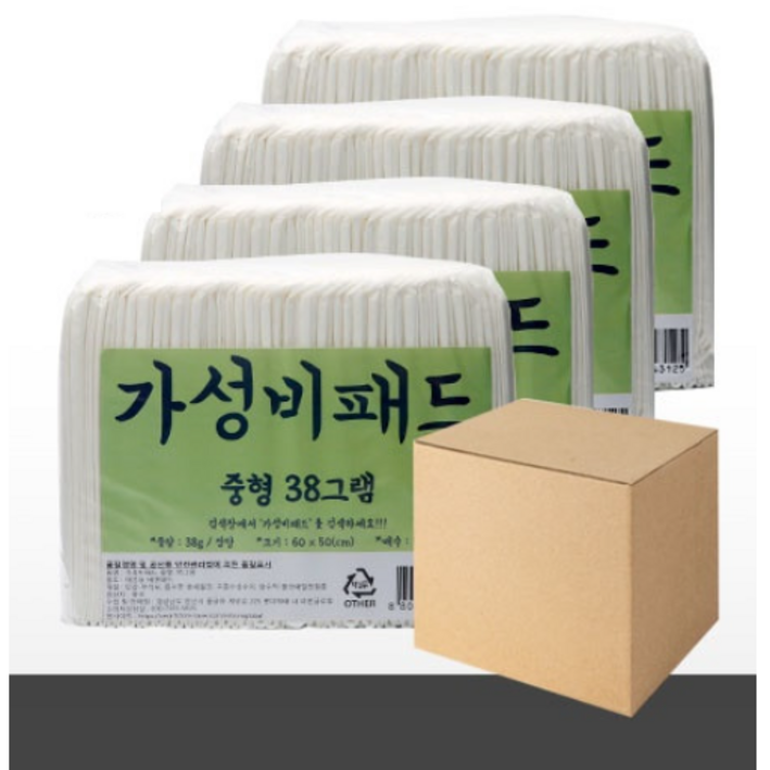 정직한패드 중형 38g x 200매 애견 강아지 배변패드
