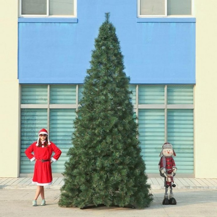 대형 인테리어 장식 솔잎 크리스마스 트리 400cm, 1개, 상세페이지 참조