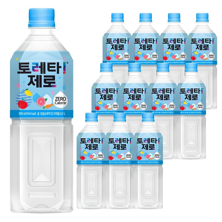 토레타 제로 이온음료, 900ml, 12개