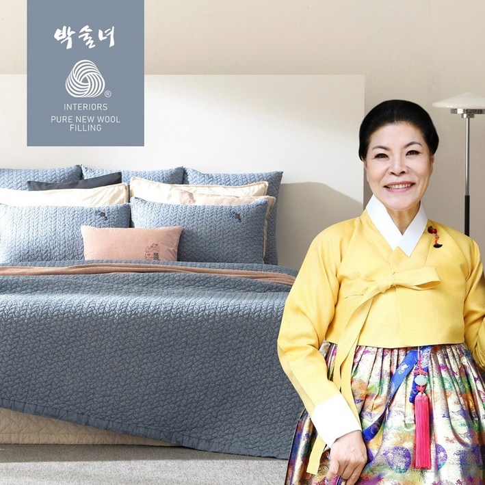 공식판매처 박술녀 호주산 여름 양모 순면 워싱 이불베개커버 세트 작품명 청연  사은품 타슬증정  국내생산  빠른배송  선물추천  선착순특가