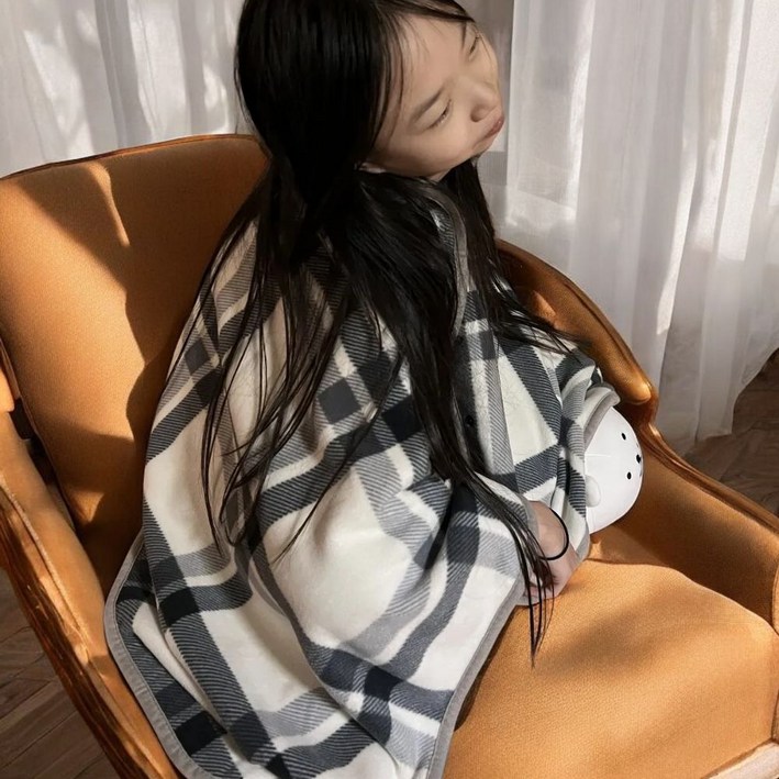 나나바나나 극세사 똑딱이 겨울망토