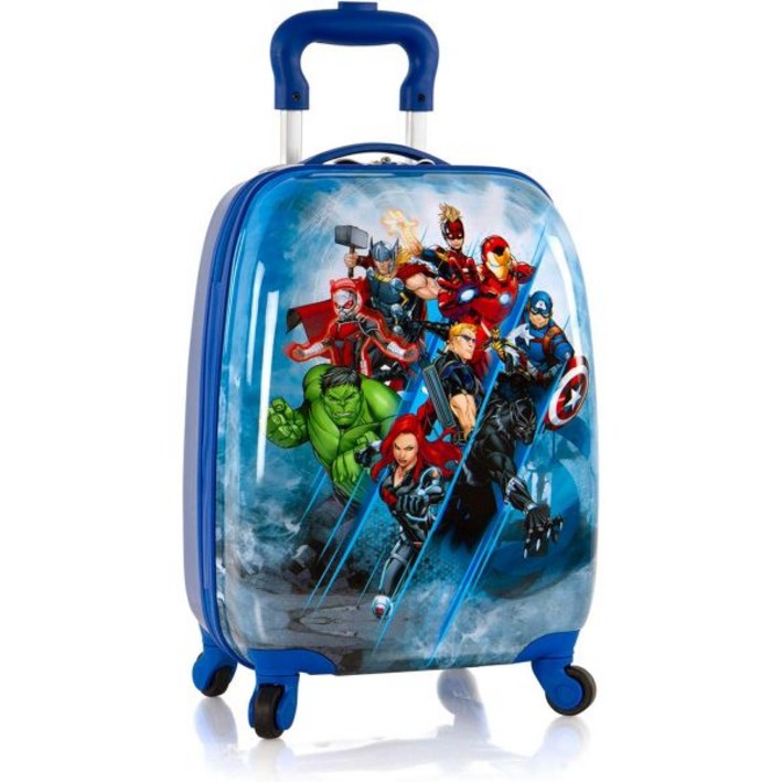 키즈용 스피너 캐리어에 담긴 마블 18인치 캐리