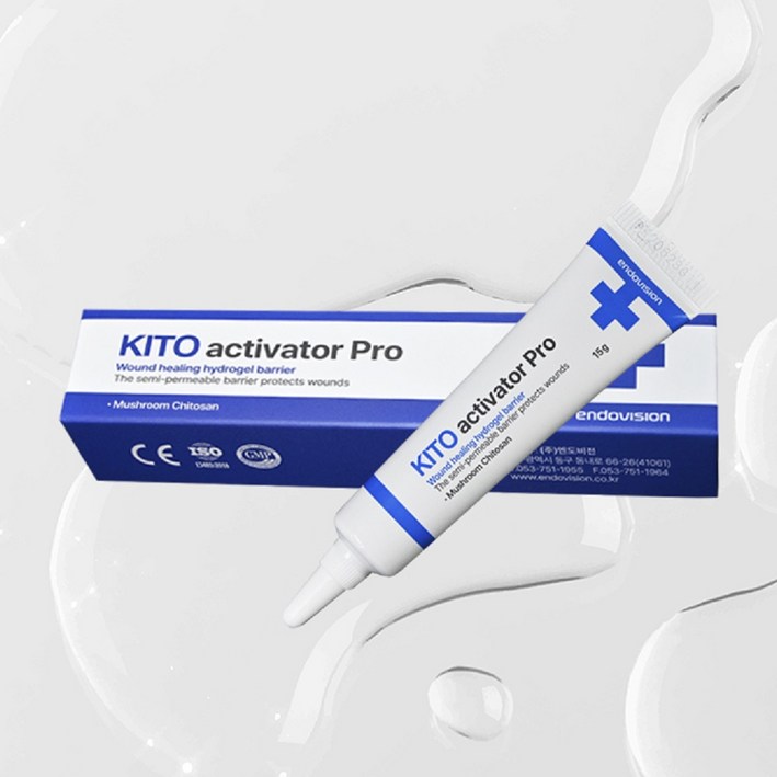 키토액티베이터프로 연고 15g 1개 아토피 피부염 지루성 건선 상처 화상 여드름 연고 창상피복제 욕창 당뇨발 흉터 흉터예방 타투 문신 반영구화장 [멸균의료기기], 1개, 15g