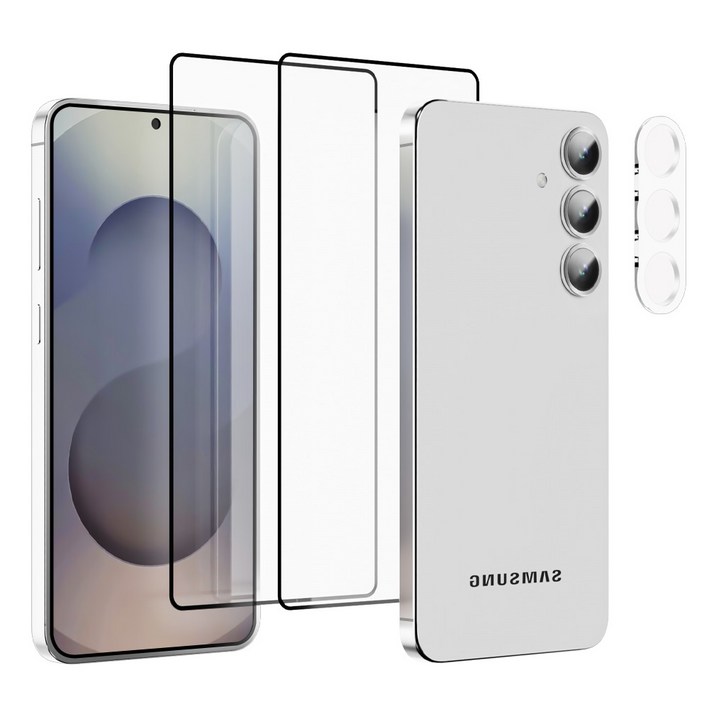 헤미션 갤럭시 S25 플러스 울트라 전면 강화유리 액정 보호필름 고화질 지문인식 카메라 보호필름