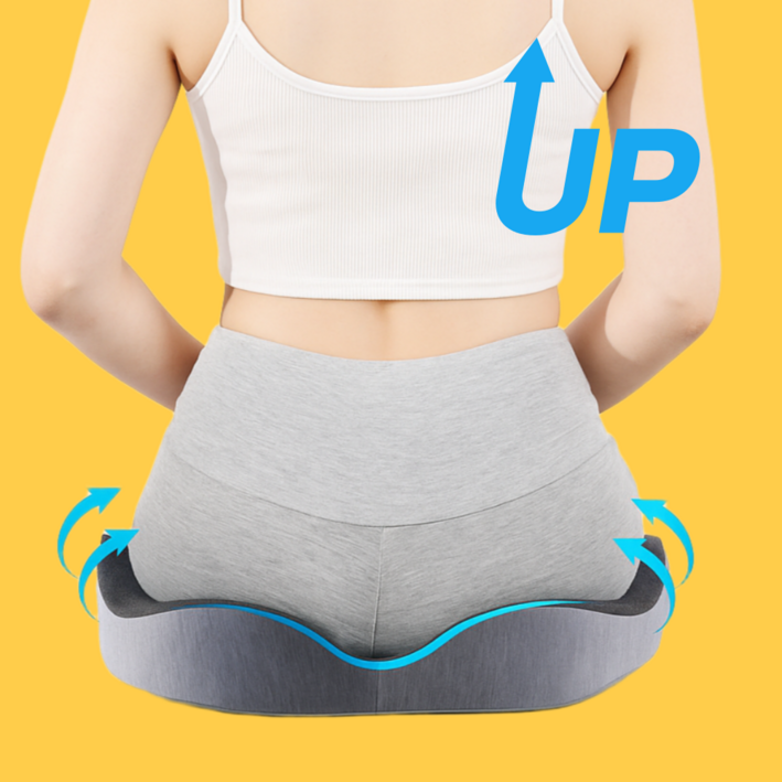 업시트 여성용 자동차 키높이 방석 차량용