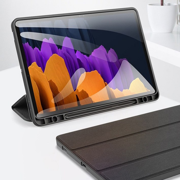 (Rev몰) 갤럭시탭 S11 슬림 2025 스마트커버 펜수납 가능 SM-X730 SM-X736N 강화유리필름포장
