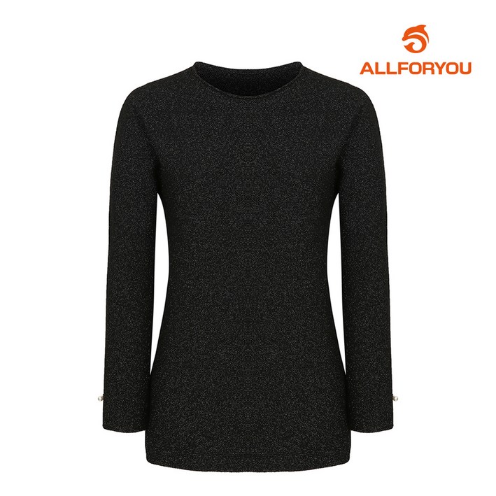 올포유 FW 여성 소매 진주 장식 스웨터 AWSRJ7251199