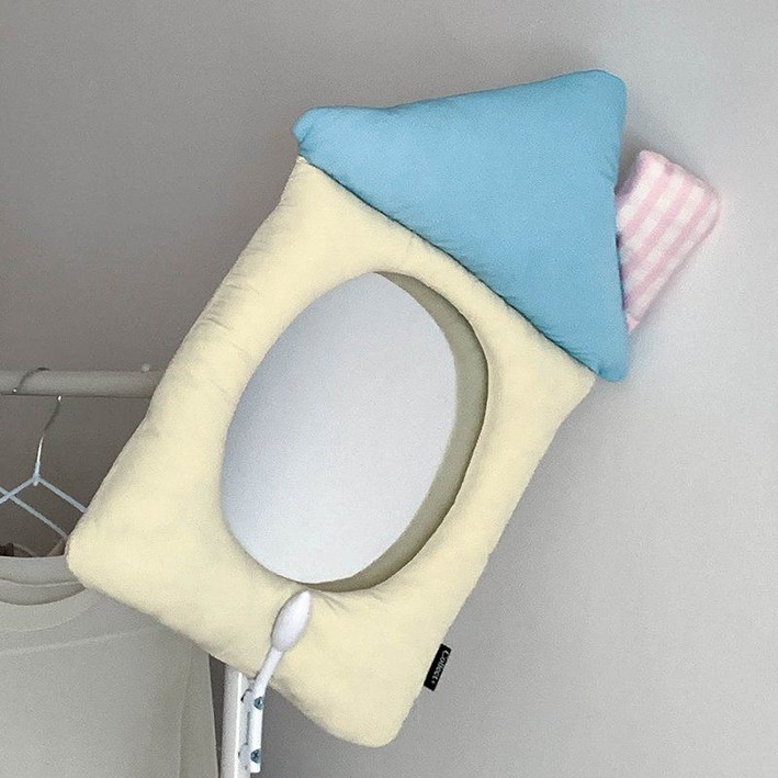 디자인벽거울 쿠션거울 패브릭거울 인테리어소품 홈데코