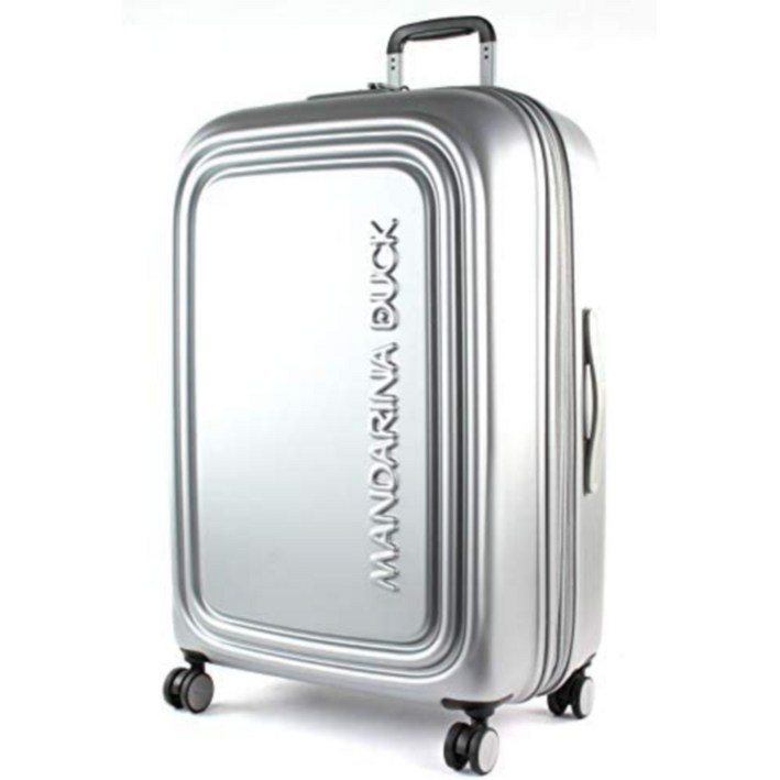 만다리나덕 캐리어 로고덕 Mandarina Duck P10SZV33 Silver