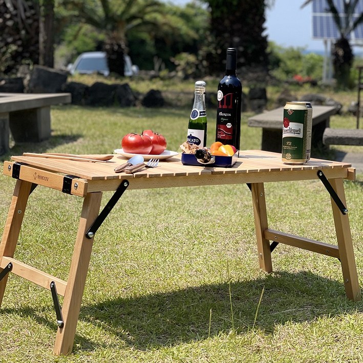 [재고정리 한정수량] 엘림스 고급 접이식 튼튼한 4인용 롤 테이블