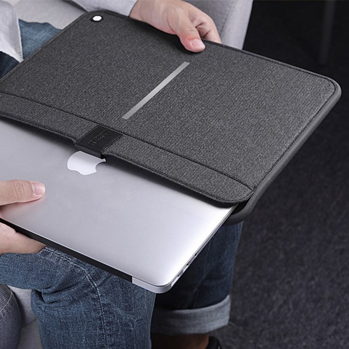 그리핑 애플 맥북 파우치 노트북 케이스 13인치 블랙, 단일상품